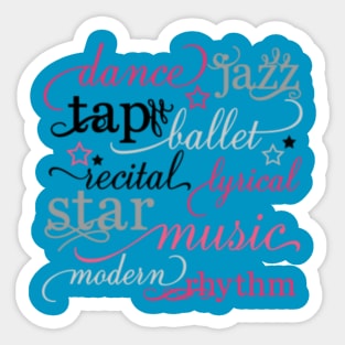 Jazz dance Sticker